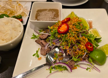 Maya’s Kitchen signature dishes Chicken Shawarma Wrap
Falafel Plate
Tabouli Salad